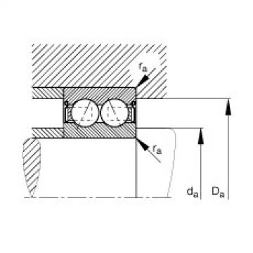 FAG Rolamento angular - 3802-B-2RS-TVH