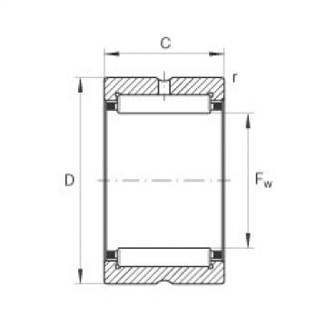 FAG Rolamento de agulhas - RNA69/22-XL