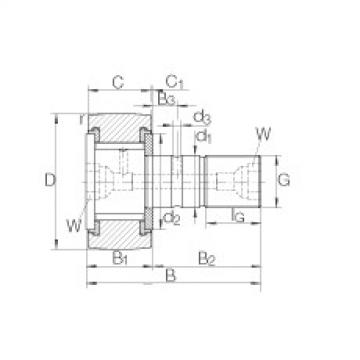 FAG Rolos de leva - KRV72-PP