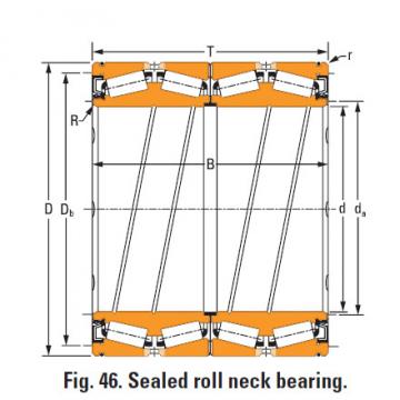 Rolamentos de rolo de rolo selado 132 O-ring