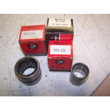 3) NEW MCGILL MR 18 SRS &amp; MCGILL MI-15  BEARING LOT OF 3