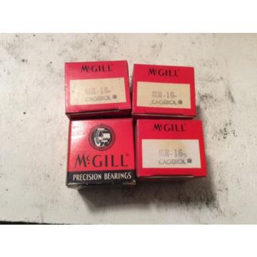 4-McGILL /bearings #MR-16, 30 day warranty, free shipping lower 48!