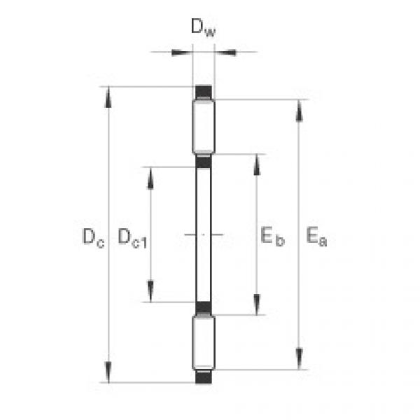 FAG Rolamento axial de agulhas - TC815 #1 image