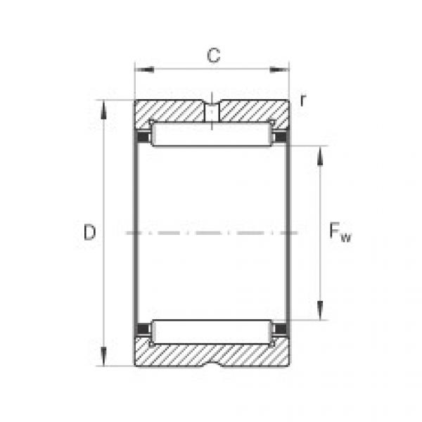 FAG Rolamento de agulhas - RNA4901-XL #1 image