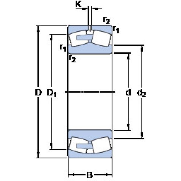 Rolando 248/1500 CAFA/W20 SKF #1 image